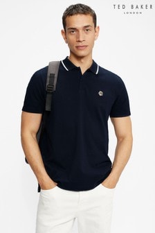 Ted Baker Grey Camdn Short Sleeve Polo Shirt (M24433) | £65