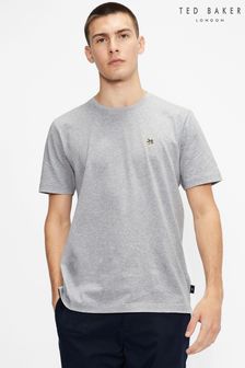 Ted Baker Grey Oxford Short Sleeve T-Shirt