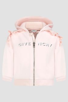 Givenchy Kids Baby Girls Pink Sweat Top