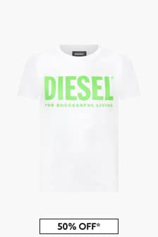 Diesel Boys White T-Shirt