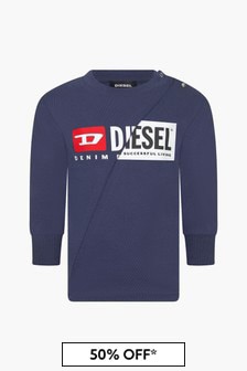 Diesel Baby Boys Navy T-Shirt