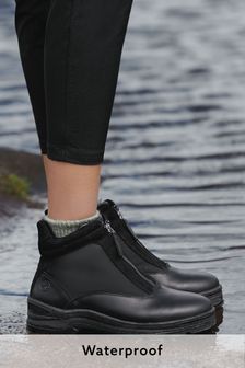 Waterproof Signature Front Zip Hiker Boots