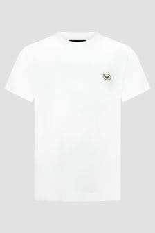 Emporio Armani Boys White T-Shirt
