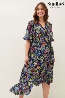 Studio 8 Blue Isabella Floral Dress (M26857) | £130