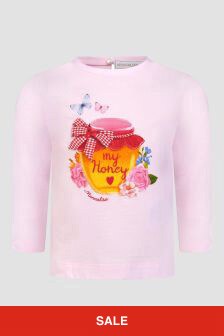 Monnalisa Baby Girls Pink T-Shirt