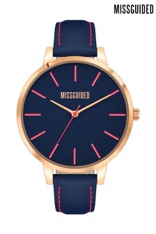 Missguided Navy Dial Watch (M28546) | £40