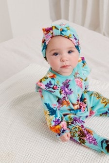Baby Velour Sleepsuit (0mths-3yrs)