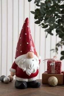 Mr Red Christmas Gonk Garden Gnome