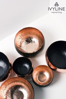 Ivyline Copper Large Hammered Bowl