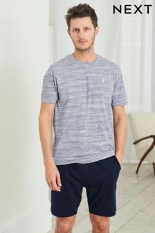 Mens Short Pyjamas | Colourblock Short 