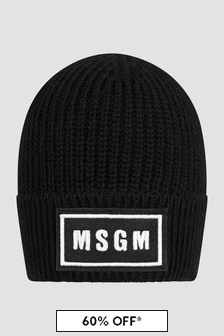MSGM Kids Black Hat
