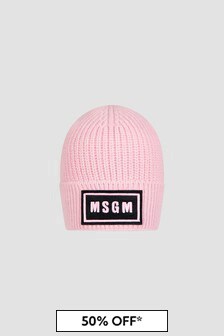 MSGM Girls Pink Hat
