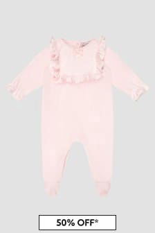 Patachou Baby Girls Pink Sleepsuit