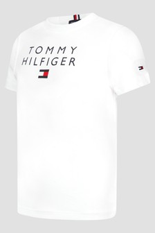 Tommy Hilfiger Boys White T-Shirt
