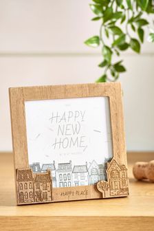 Brown New Home Photo Frame