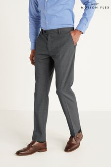 Motion Flex Wool Blend Textured Suit: Trousers