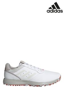 adidas Golf White Leather Trainers