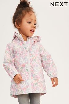 Pink Ditsy Shower Resistant Printed Cagoule Jacket (3mths-7yrs) (M33583) | £16.50 - £20.50
