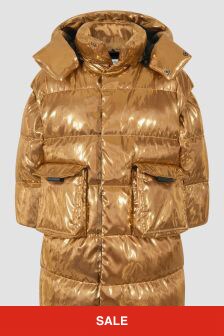 Dolce & Gabbana Kids Boys Gold Jacket
