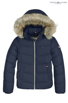 Tommy Hilfiger Blue Essential Down Quilted Jacket