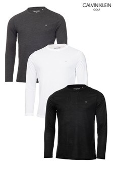 Calvin Klein Golf Assorted Long Sleeve T-Shirts 3 Pack (M34011) | £35