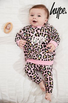 Hype. Baby Animal Print Sweatshirt And Joggers Set