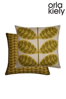 Orla Kiely Yellow Botanica Cushion