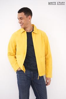 White Stuff Yellow Carlton Zip-Through Jacket