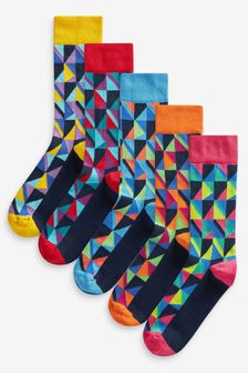 Pattern Socks 5 Pack