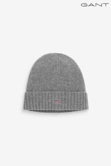 GANT Red Wool Lined Beanie