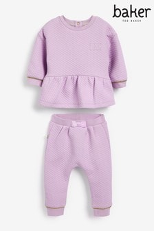 Baker by Ted Baker Lilac Purple Quilted Set