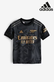 adidas Junior Arsenal 22/23 Away Black Jersey (M40480) | £50
