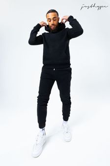 plain black mens tracksuit