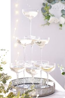 Clear Wedding Champagne Tower Kit