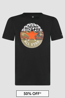Converse Boys Black T-Shirt