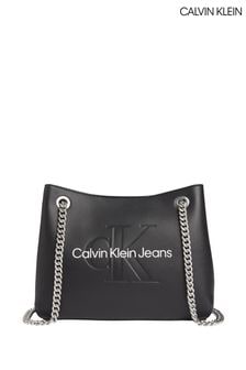 Calvin Klein Black Sculpted Shoulder Bag