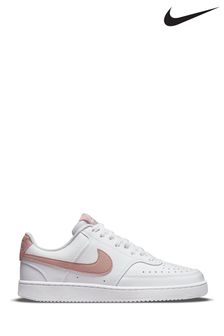 Nike White Court Vision Low Trainers (M45435) | £65