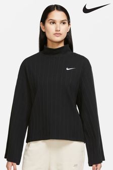 Nike Ribbed Jersey Long Sleeve Top