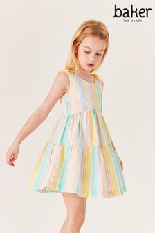 Baker by Ted Baker Linen Stripe Dress