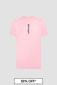 Palm Angels Girls Pink T-Shirt