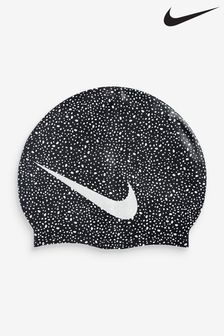 Nike Black Dot Print Swimming Cap