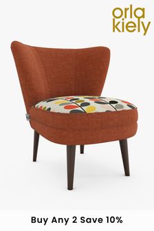 Orla Kiely Nina Accent Chair - Orange (M47579) | £565