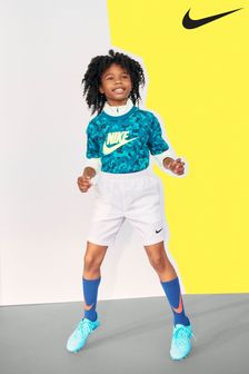Nike Blue/Orange Vapor 14 Academy Multi Ground Kids Football Boots