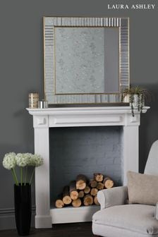 Clemence Beaded Square Mirror