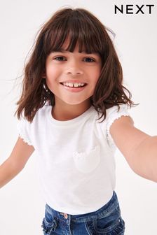 White Daisy Pocket T-Shirt (1.5-16yrs) (M48894) | £5 - £9