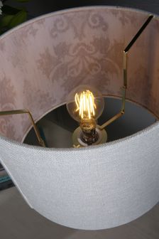 Silver Hazelton Linen Easy Fit Lamp Shade