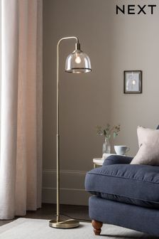 Brass Gloucester Floor Lamp (M51172) | £85