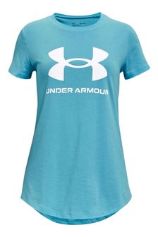 Under Armour Girls' Ua Sheer Logo Ss 
