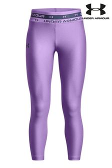 Under Armour Youth Purple Ankle Crop Leggings