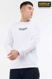 Barbour® International White Formula Sweatshirt